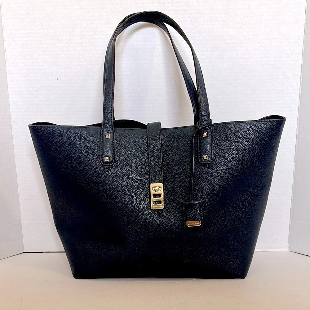 Michael Kors Karson LG Carryall Tote Leather NAVY